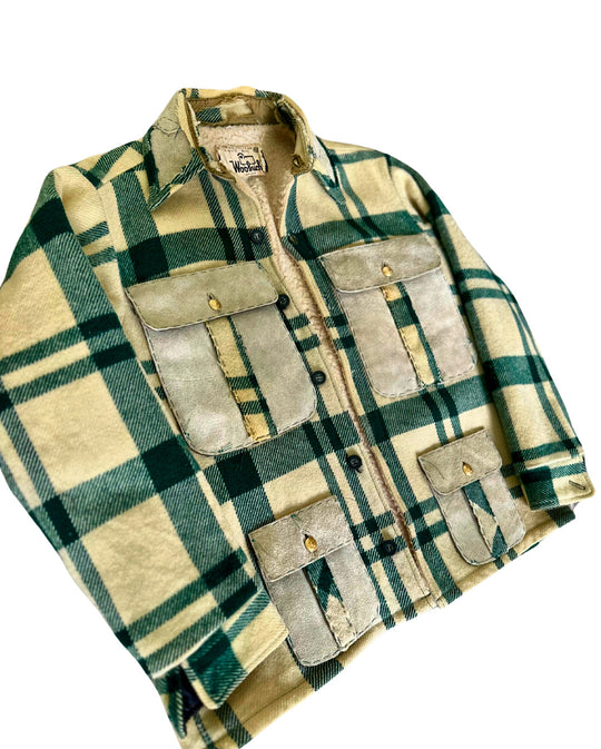Vintage Woolrich Green Plaid Jacket — Custom One-of-One