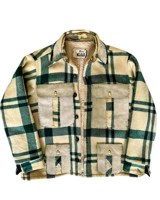 Vintage Woolrich Green Plaid Jacket — Custom One-of-One