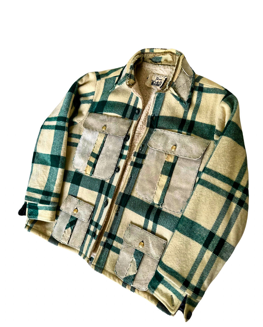 Vintage Woolrich Green Plaid Jacket — Custom One-of-One