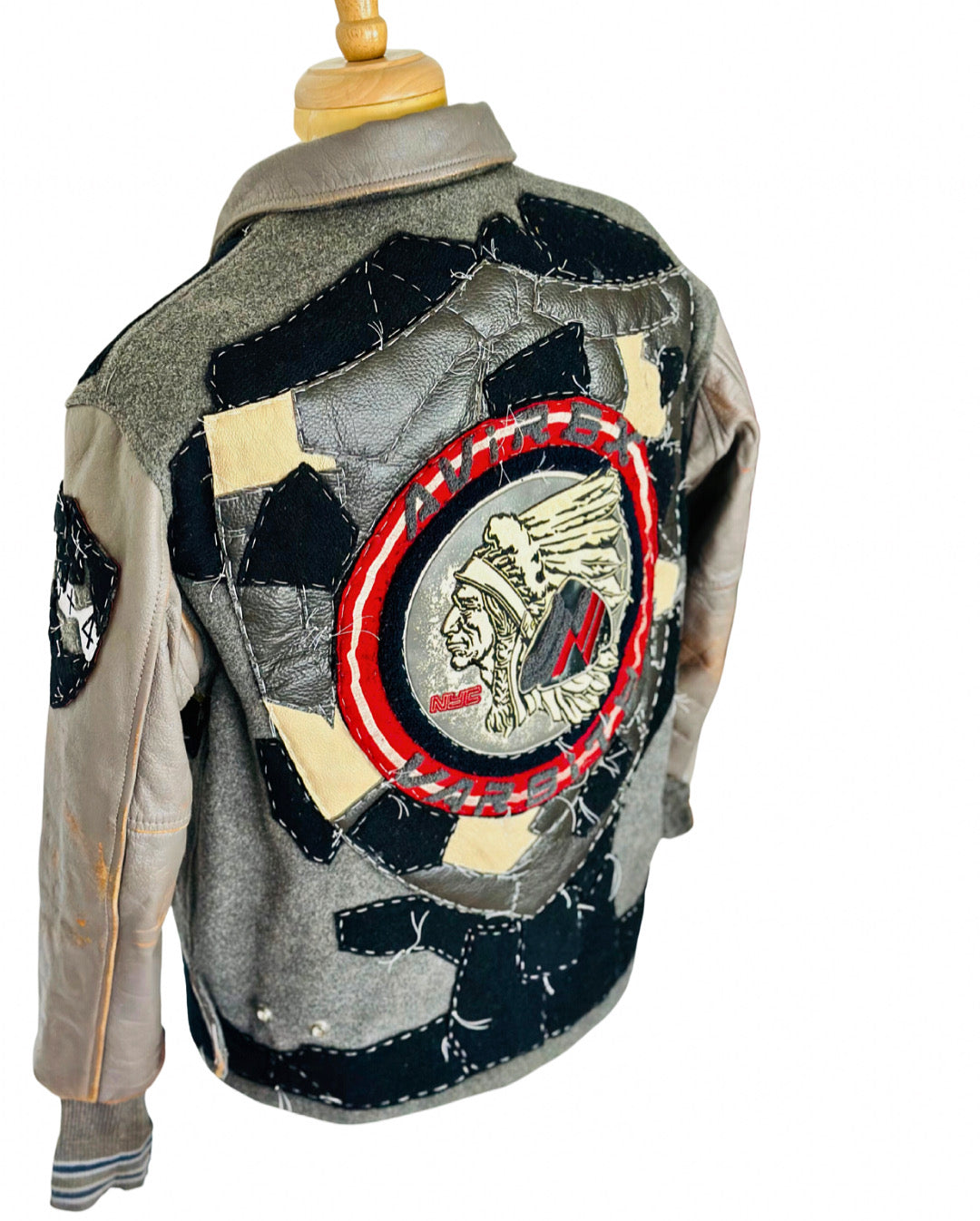 Avirex Patchwork Varsity Jacket – One-of-One