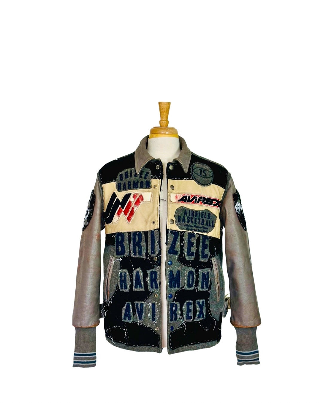 Avirex Patchwork Varsity Jacket – One-of-One