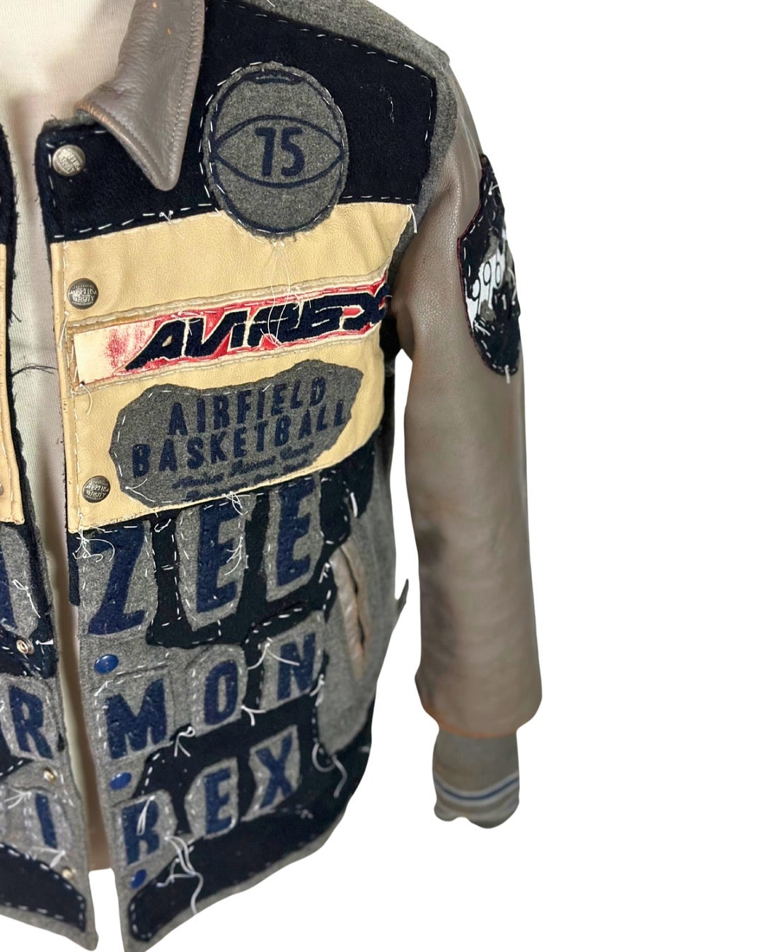 Avirex Patchwork Varsity Jacket – One-of-One