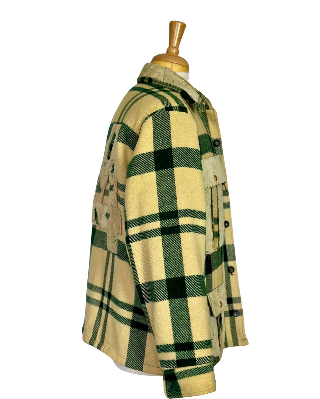 Vintage Woolrich Green Plaid Jacket — Custom One-of-One