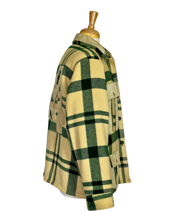 Vintage Woolrich Green Plaid Jacket — Custom One-of-One
