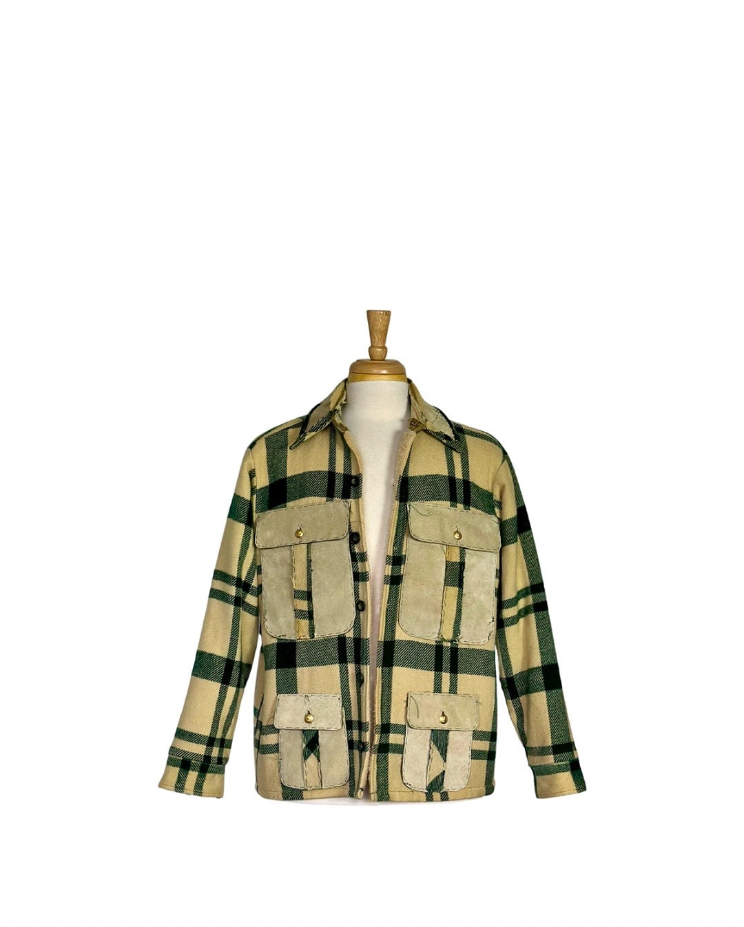Vintage Woolrich Green Plaid Jacket — Custom One-of-One
