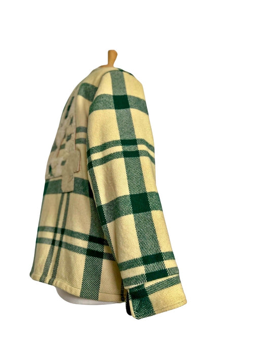Vintage Woolrich Green Plaid Jacket — Custom One-of-One