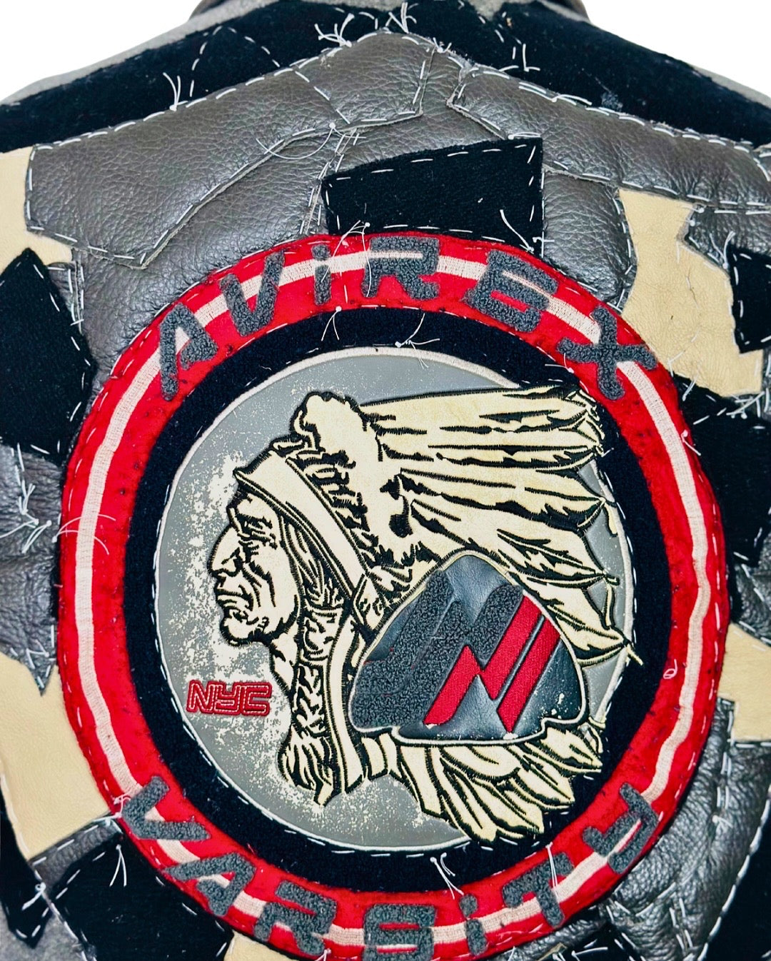 Avirex Patchwork Varsity Jacket – One-of-One