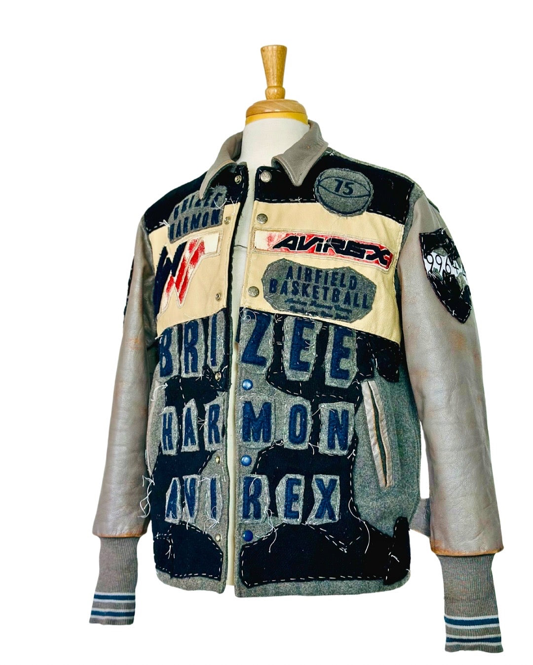Avirex Patchwork Varsity Jacket – One-of-One