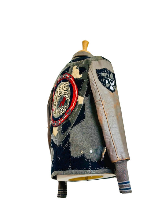 Avirex Patchwork Varsity Jacket – One-of-One